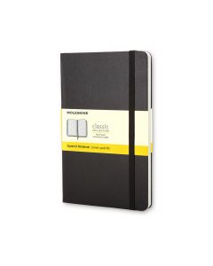 Moleskine Classic Pocket Notebook Black Hard Cover Squared