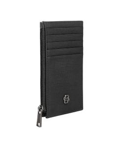 Hugo Boss Card holder Double B Saffiano Black