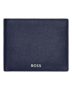 Hugo Boss Wallet Classic Grained Navy with Coins Compartment