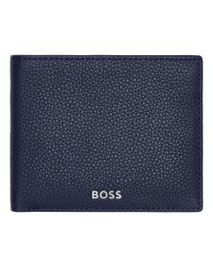 Hugo Boss Wallet Classic Grained Navy with Flap