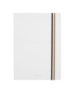 Hugo Boss A5 Notebook Iconic White Lined