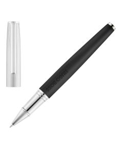Hugo Boss Illusion Arcade Black & Chrome Rollerball Pen
