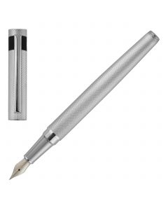 Hugo Boss Loop Diamond Chrome Fountain Pen