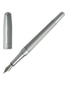 Hugo Boss Essential Matte Chrome Fountain Pen