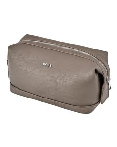 Hugo Boss Grained Classic Toiletry Bag Taupe