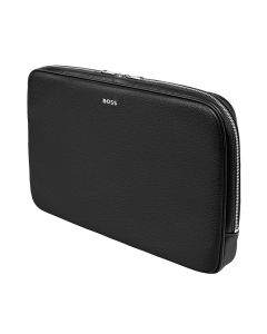Hugo Boss Grained Classic Black Laptop Bag 13"