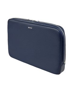 Hugo Boss Grained Classic Navy Laptop Bag 13"