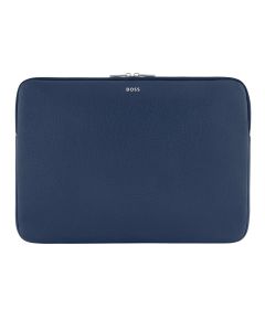 Hugo Boss Classic Grained Navy Laptop Sleeve 15"