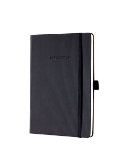 Sigel Conceptum Pure Notebook A5 Black Hard Cover Squared