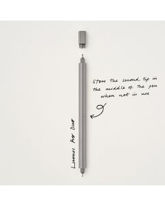 Tom's Studio Lumos Pro Duo Refillable Fineliner & Brush Pen Titanium