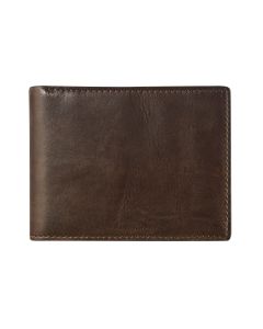 Maverick Brown Compact Leather Wallet RFID protection