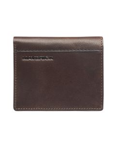 Maverick Brown Compact Leather Wallet RFID protection