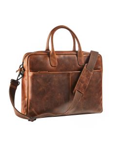 Maverick The Original Leather business bag with laptop sleeve 15'6" small