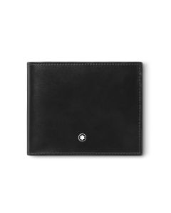 Montblanc Meisterstück Wallet 4 Card Slots with Coin Case Black