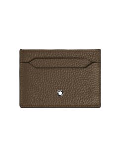 Montblanc Grain Card Holder 5cc Noisette