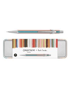 Caran d'Ache 849 Paul Smith Edition 5 Silver Mechanical Pencil