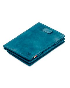 Garzini Cavara Magic Coin Wallet Vintage Sapphire Blue