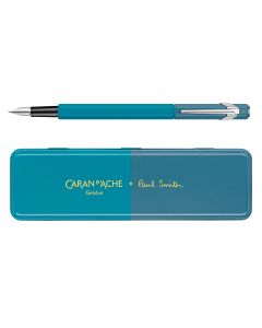 Caran d'Ache 849 Paul Smith Cyan & Steel Limited Edition Fountain Pen