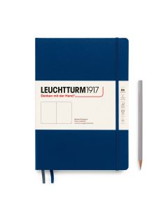 Leuchtturm1917 Notebook Composition B5 Hardcover Navy Plain