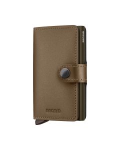 Secrid Mini Wallet Leather Matte Satin Bronze