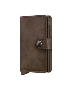 Secrid Mini Wallet Leather Vintage Oak