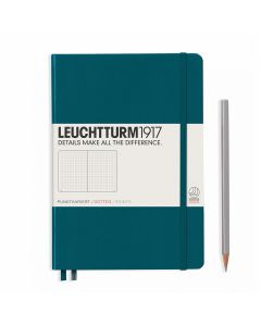 Leuchtturm1917 Notebook Medium Pacific Green Dotted
