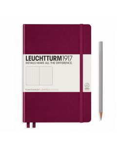 Leuchtturm1917 Notebook Medium Port Red Dotted