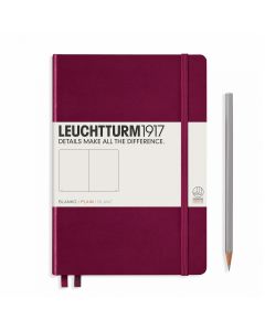 Leuchtturm1917 Notebook Medium Port Red Plain