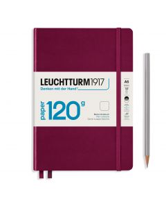 Leuchtturm1917 120G Edition Notebook Medium Port Red Plain