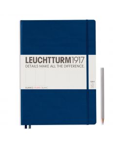 Leuchtturm1917 Notebook Master Slim (A4+) Hardcover Navy Plain