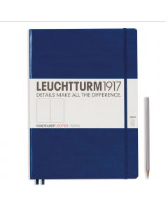 Leuchtturm1917 Notebook Master Slim (A4+) Hardcover Navy Dotted