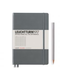 Leuchtturm1917 Notebook Medium Anthracite Squared