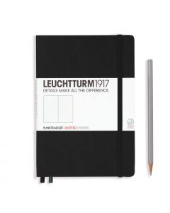 Leuchtturm1917 Notebook Medium Black Dotted