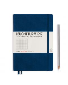 Leuchtturm1917 Notebook Medium Navy Squared