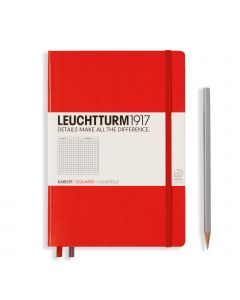 Leuchtturm1917 Notebook Medium Red Squared