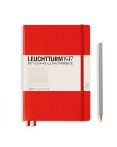 Leuchtturm1917 Notebook Medium Red Ruled