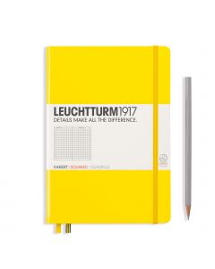 Leuchtturm1917 Notebook Medium Lemon Squared