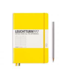 Leuchtturm1917 Notebook Medium Lemon Ruled
