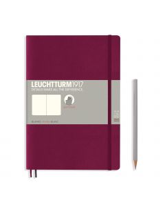 Leuchtturm1917 Notebook Composition B5 Softcover Port Red Plain