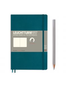 Leuchtturm1917 Slim B6+ Softcover Pacific Green Blanc Notebook