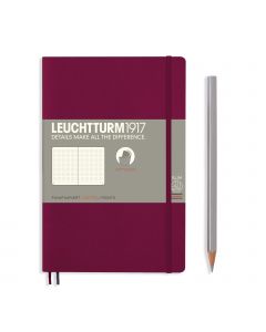 Leuchtturm1917 Slim B6+ Softcover Port Red Dotted Notebook