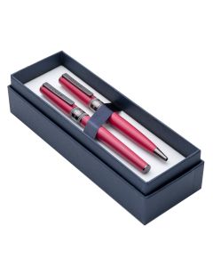 Tom Hessin Rebel Jewellers Rouge Fountain Pen and Ballpoint Pen Set