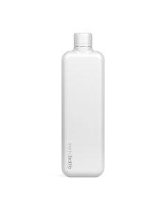 Slim Memobottle Stainless Steel White