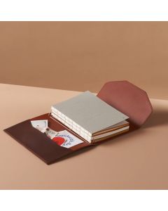 Paper Republic Le Trifold A5 Chestnut