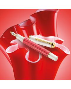 Pelikan Souverän 600 Red-White Fountain Pen