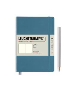 Leuchtturm1917 Notebook Medium Softcover Rising Colours Stone Blue Plain