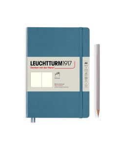 Leuchtturm1917 Notebook Medium Softcover Rising Colours Stone Blue Plain