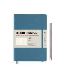 Leuchtturm1917 Notebook Medium Softcover Rising Colours Stone Blue Dotted