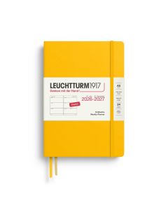 Leuchtturm1917 Weekly Planner 18 Months 2026 - 2027 Medium Sunflower