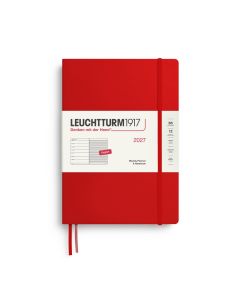 Leuchtturm1917 2027 Weekly Planner + Notes Composition B5 Cherry